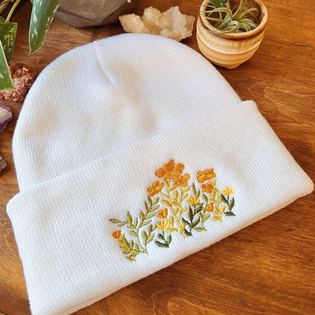 Floral Plant Lady Beanie