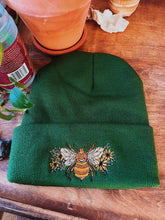 Load image into Gallery viewer, Floral Bee Beanie
