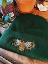 Load image into Gallery viewer, Floral Bee Beanie
