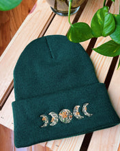 Load image into Gallery viewer, floral moon phase beanie
