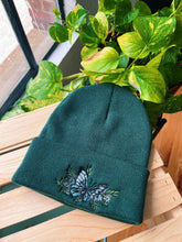 Load image into Gallery viewer, blue butterfly beanie
