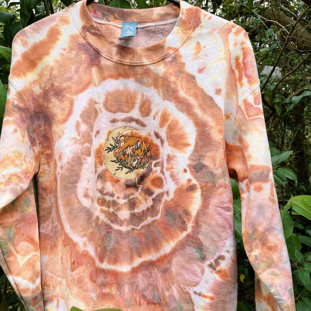 Mush Moon x Geode Dyed Crewneck (Small)