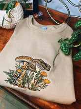 Load image into Gallery viewer, Khaki Fungi Foliage Crewneck
