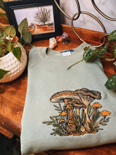 Load image into Gallery viewer, Sage Fungi Foliage Crewneck
