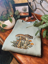 Load image into Gallery viewer, Sage Fungi Foliage Crewneck
