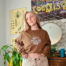 Load image into Gallery viewer, Mocha Embroidered Crewneck
