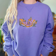 Load image into Gallery viewer, Lavender Mushroom Moth 100% Cotton Crewneck
